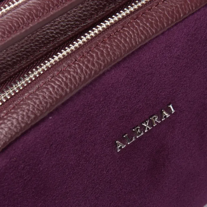 Сумка Женская Классическая замш ALEX RAI 99126 bordo