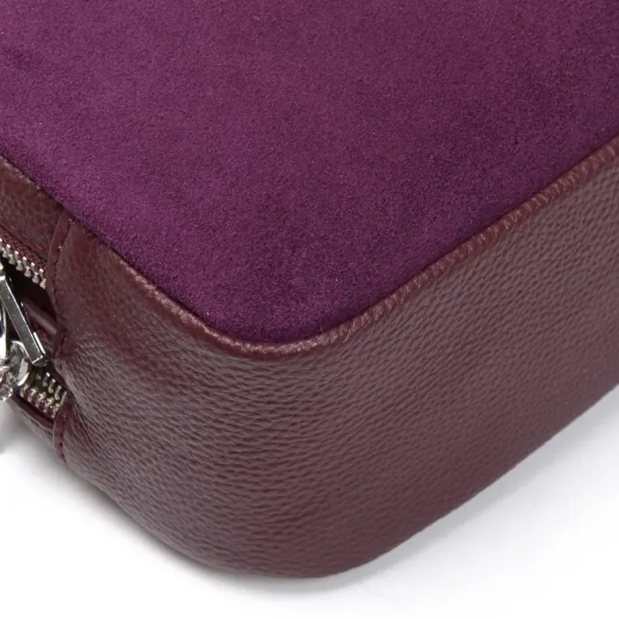 Сумка Женская Классическая замш ALEX RAI 99126 bordo