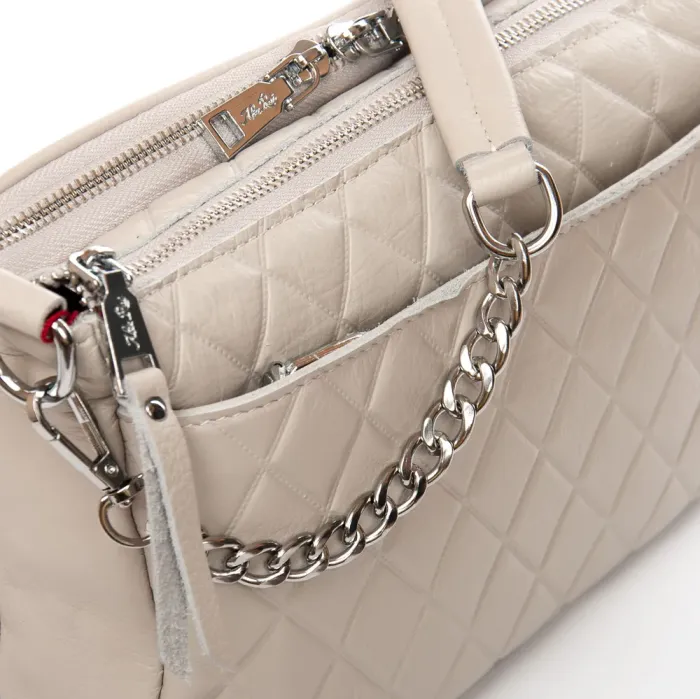 Сумка Женская Классическая кожа ALEX RAI 8912-10 l.beige