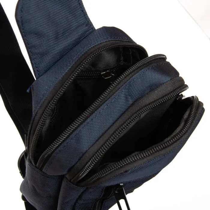 Сумка Мужская На Плечо нейлон Lanpad 0930 blue