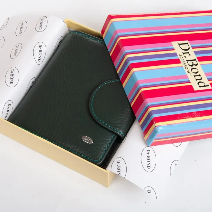 Кошелек Rainbow Женский кожа DR. BOND WRS-415-1 green