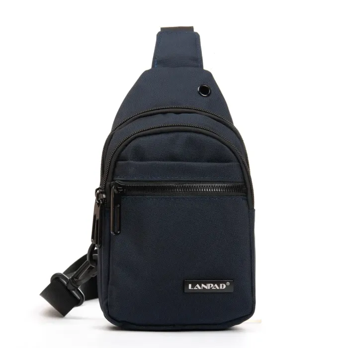 Сумка Мужская На Плечо нейлон Lanpad 82081 blue