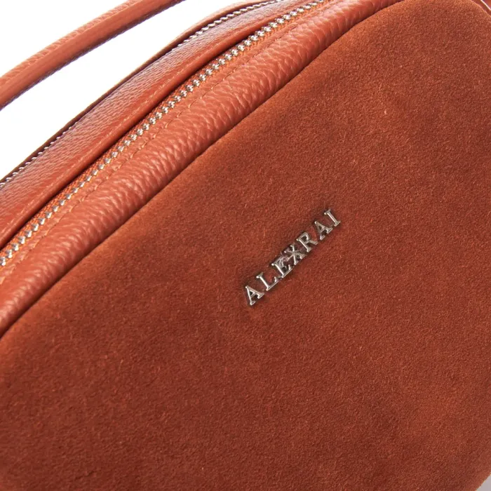 Сумка Женская Классическая замш ALEX RAI 99126 camel