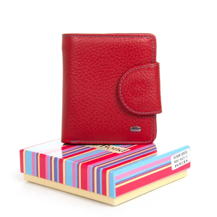 Кошелек Rainbow Женский кожа DR. BOND WRS-415-1 red