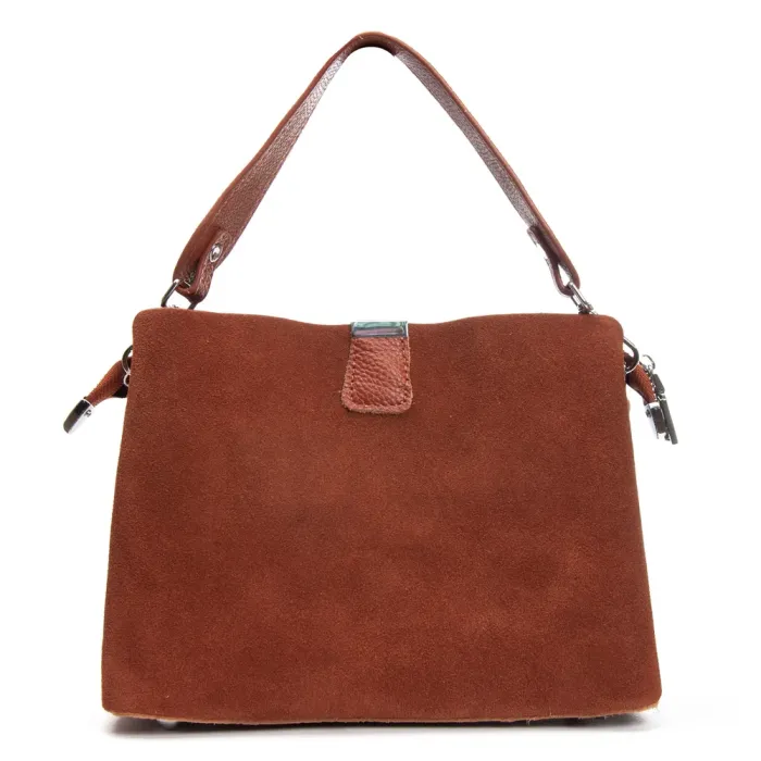 Сумка Женская Классическая замш ALEX RAI 99119 camel