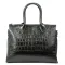 Сумка Женская Классическая кожа ALEX RAI 1561 black croco
