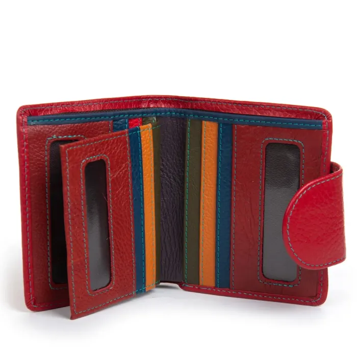 Кошелек Rainbow Женский кожа DR. BOND WRS-415-1 red