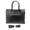 Сумка Женская Классическая кожа ALEX RAI 1561 black croco