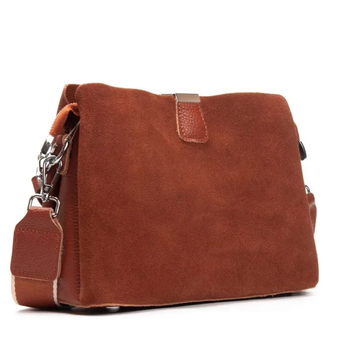 Сумка Женская Классическая замш ALEX RAI 99119 camel