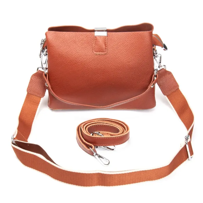 Сумка Женская Классическая замш ALEX RAI 99119 camel