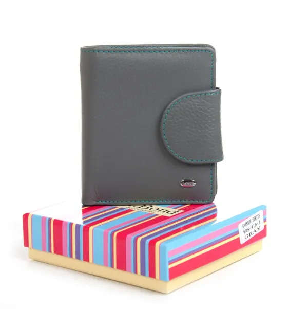 Кошелек Rainbow Женский кожа DR. BOND WRS-415-1 gray