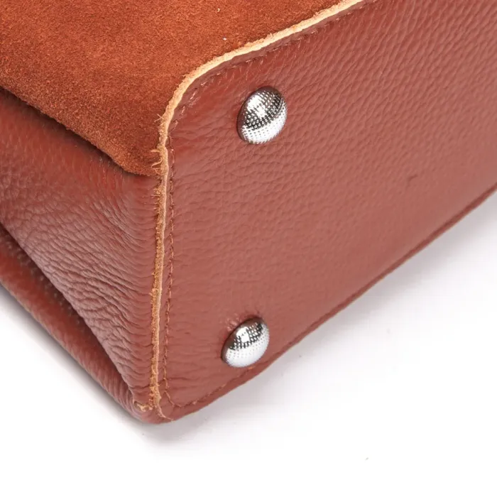 Сумка Женская Классическая замш ALEX RAI 99119 camel