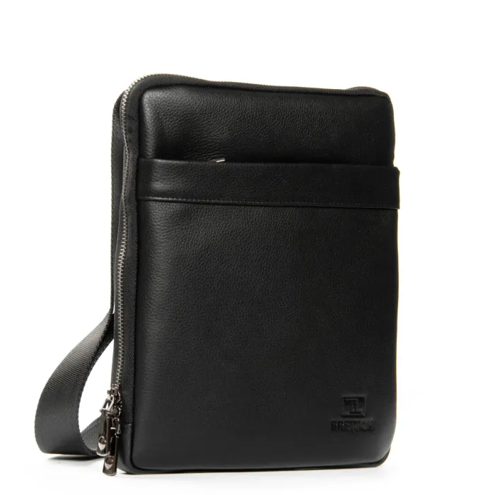 Сумка Мужская Планшет кожа BRETTON 3846-3 black