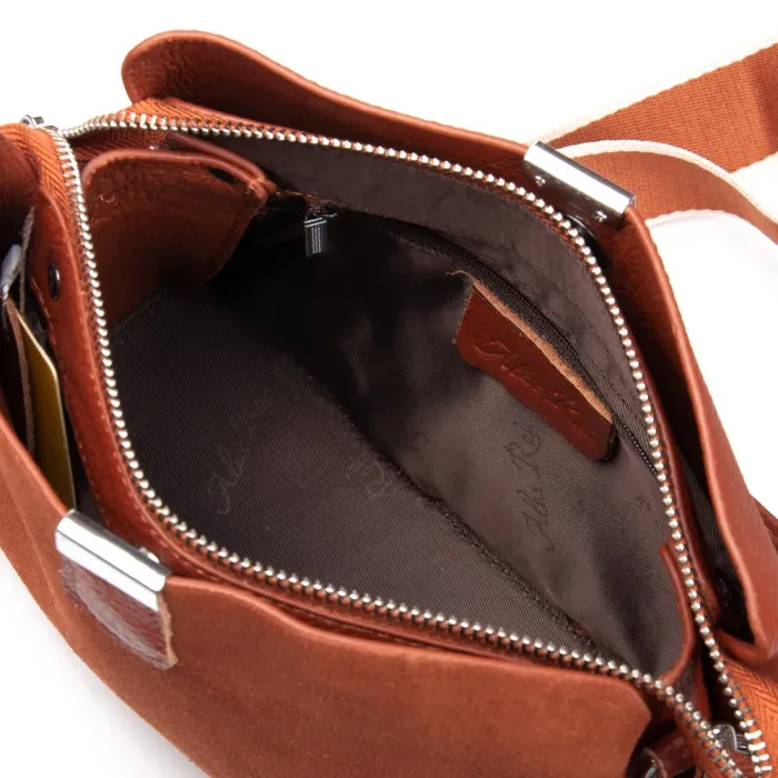 Сумка Женская Классическая замш ALEX RAI 99119 camel