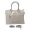 Сумка Женская Классическая кожа ALEX RAI 1561 grey croco