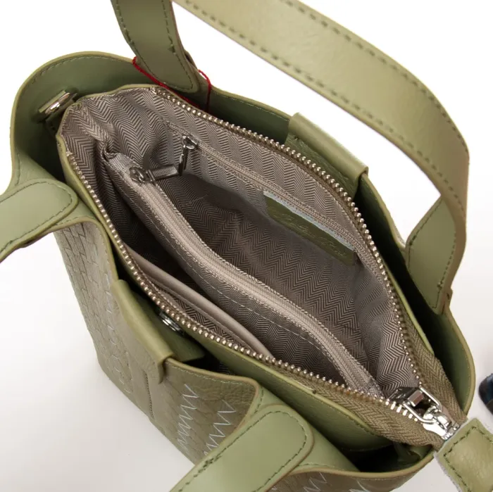 Сумка Женская Классическая кожа ALEX RAI 2057-9 olive