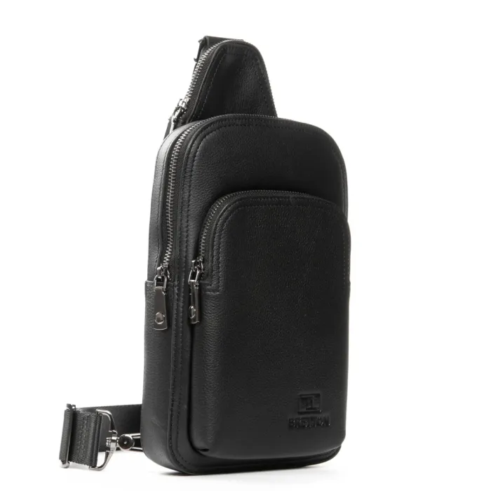 Сумка Мужская На Плечо кожа BRETTON 7936-250 black