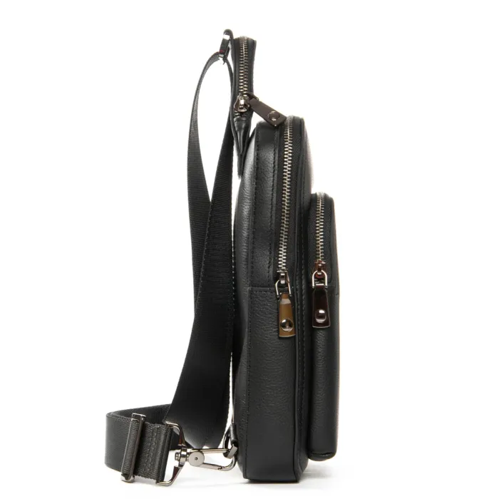 Сумка Мужская На Плечо кожа BRETTON 7936-250 black