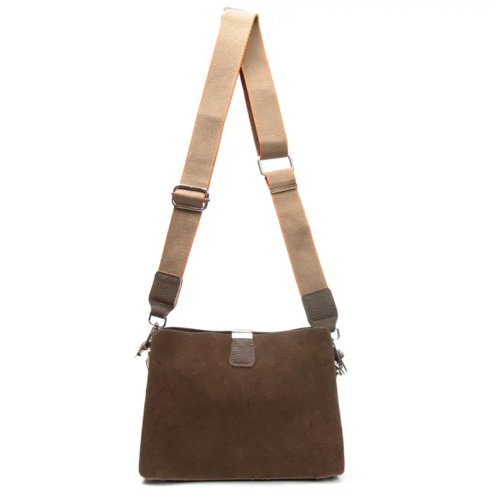 Сумка Женская Классическая замш ALEX RAI 99119 khaki