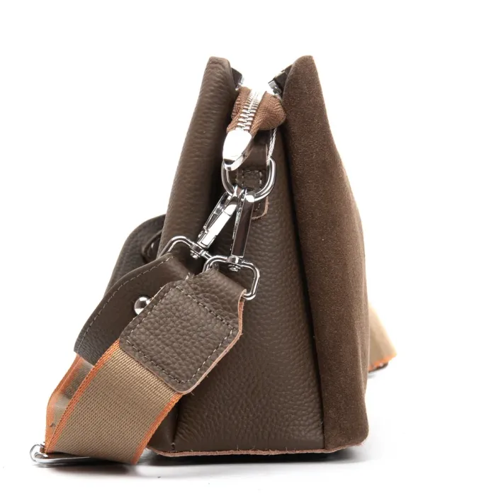 Сумка Женская Классическая замш ALEX RAI 99119 khaki