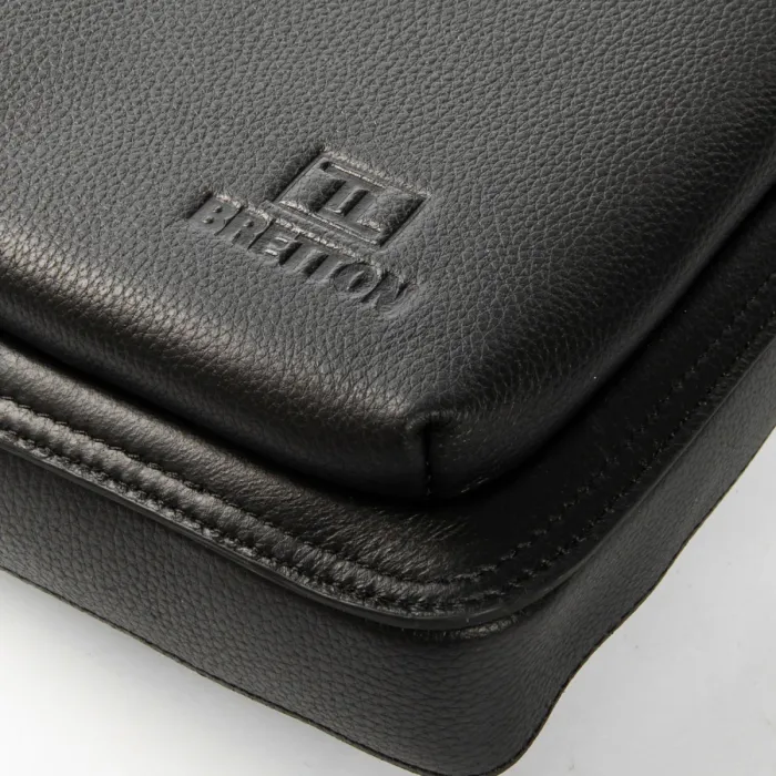 Сумка Мужская На Плечо кожа BRETTON 7936-250 black