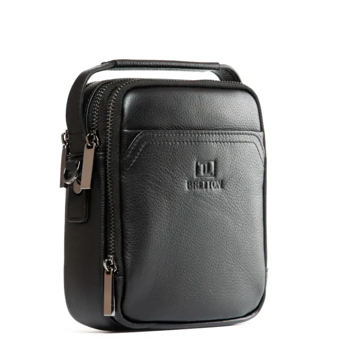 Сумка Мужская Планшет-пояс кожа BRETTON 407-97 black