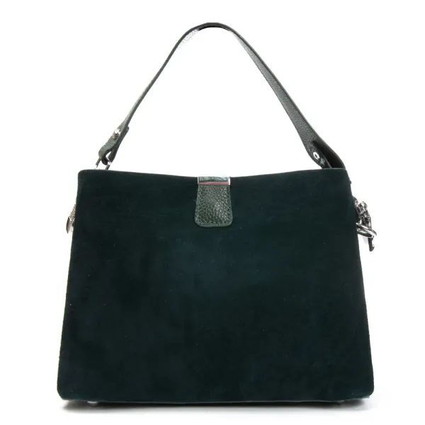 Сумка Женская Классическая замш ALEX RAI 99119 green