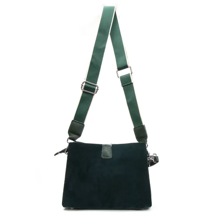 Сумка Женская Классическая замш ALEX RAI 99119 green