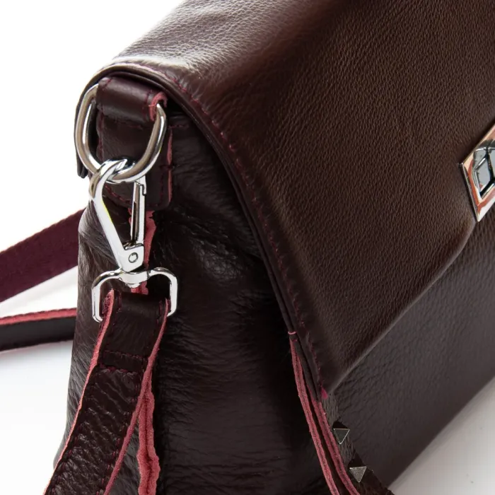 Сумка Женская Классическая кожа ALEX RAI 8793-9 d.wine red