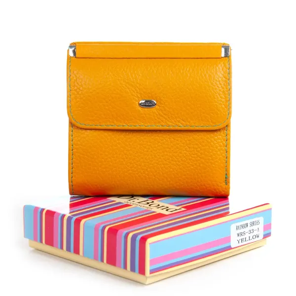 Кошелек Rainbow Женский кожа DR. BOND WRS-33-1 yellow