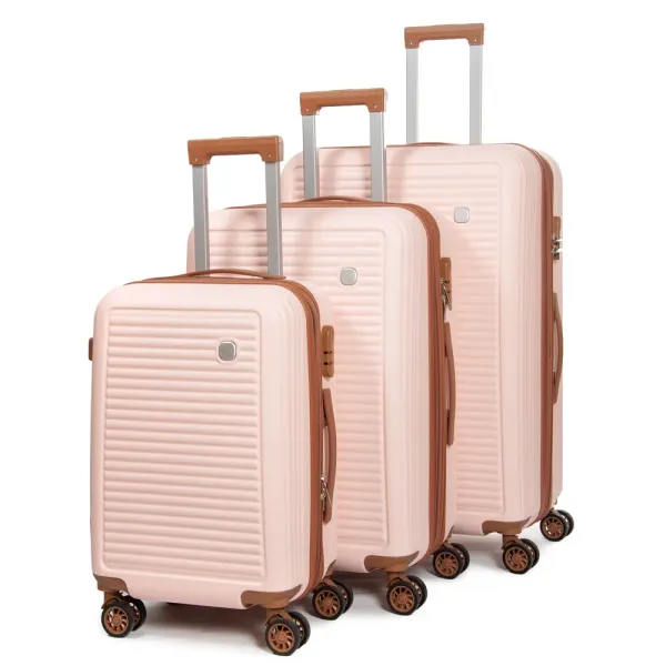 Дорожная Чемодан 31 ABS-пластик FASHION A12 pink