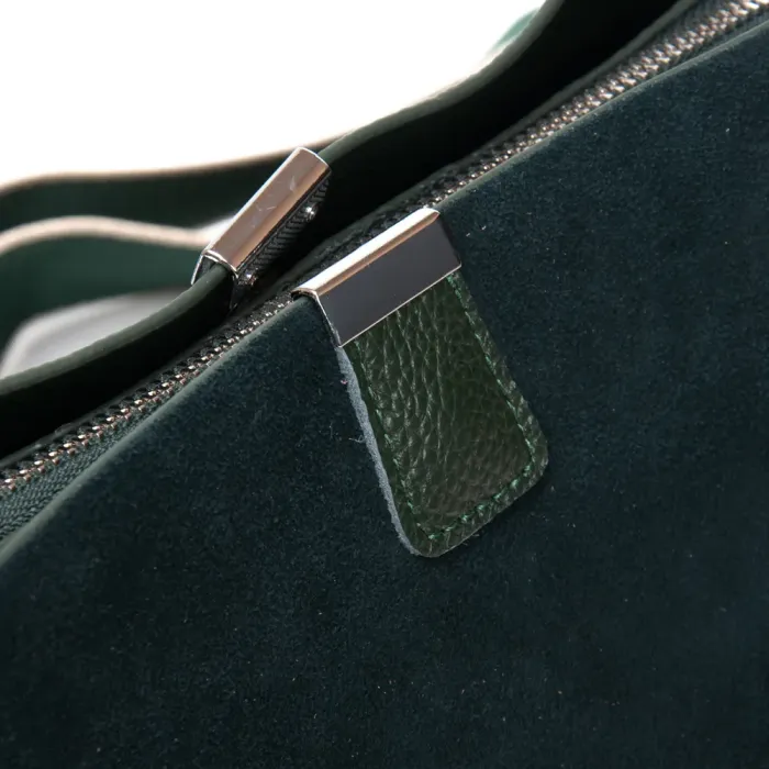 Сумка Женская Классическая замш ALEX RAI 99119 green