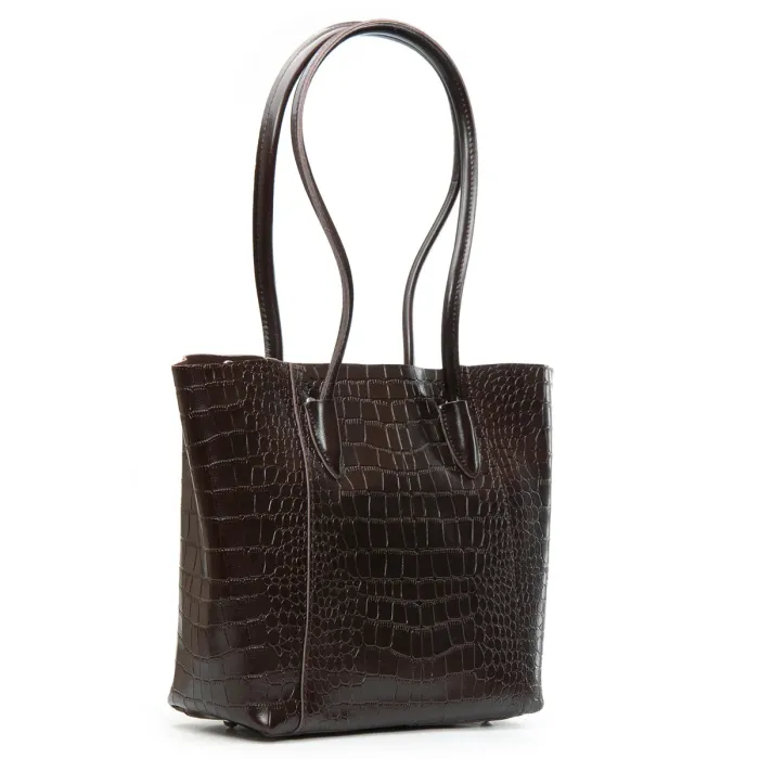 Сумка Женская Классическая кожа ALEX RAI 9349 brown