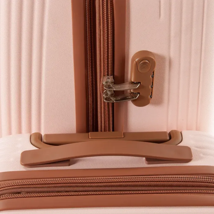 Дорожная Чемодан 31 ABS-пластик FASHION A12 pink