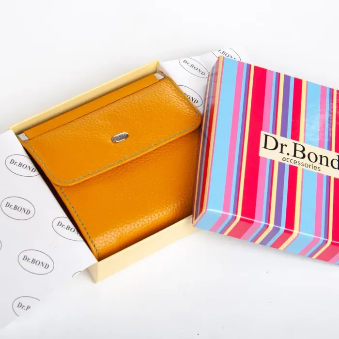 Кошелек Rainbow Женский кожа DR. BOND WRS-33-1 yellow
