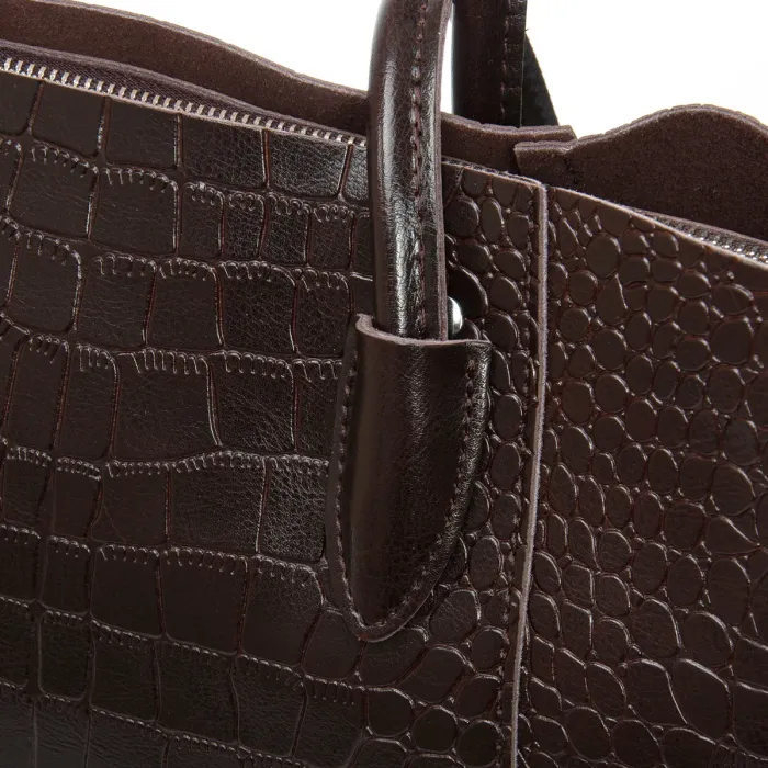 Сумка Женская Классическая кожа ALEX RAI 9349 brown