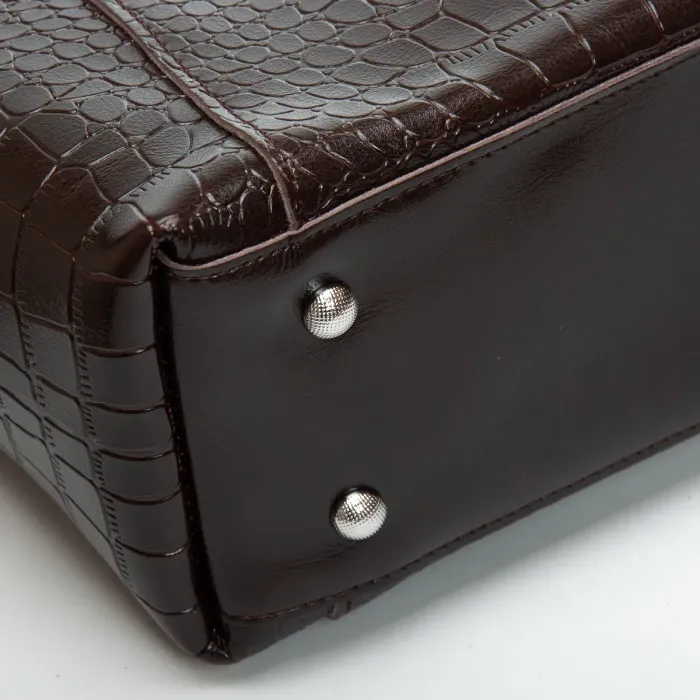 Сумка Женская Классическая кожа ALEX RAI 9349 brown