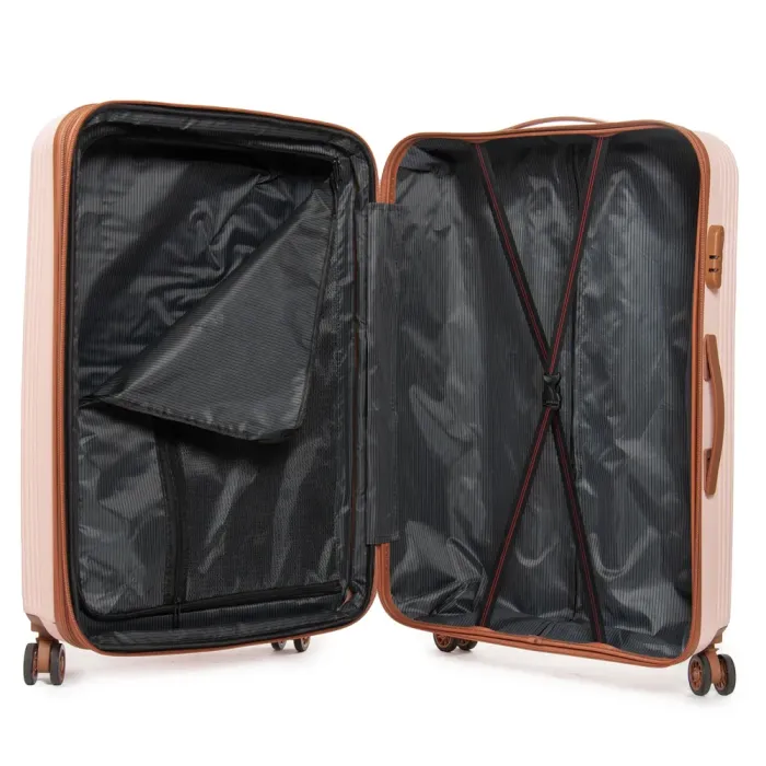 Дорожная Чемодан 31 ABS-пластик FASHION A12 pink