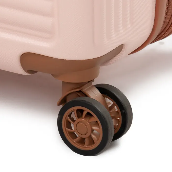 Дорожная Чемодан 31 ABS-пластик FASHION A12 pink