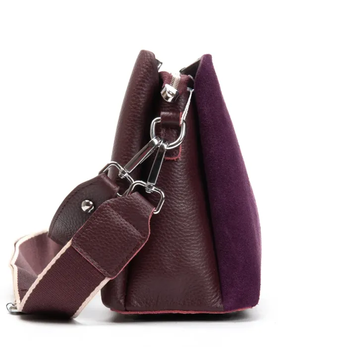 Сумка Женская Классическая замш ALEX RAI 99119 bordo