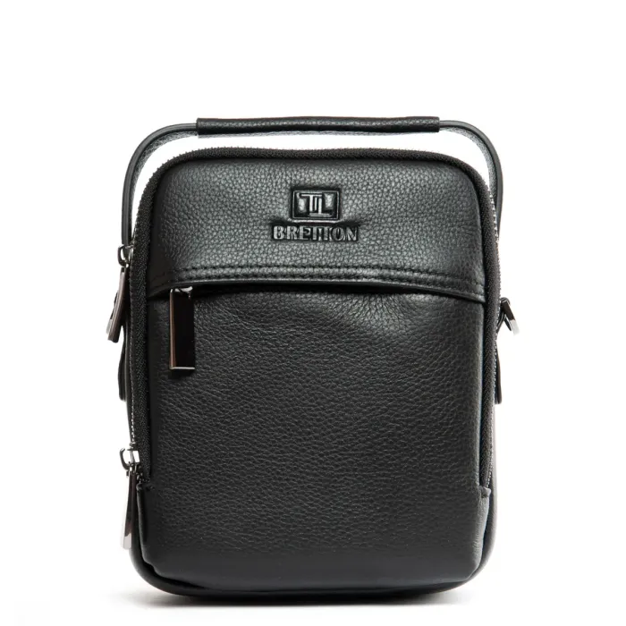Сумка Мужская Планшет-пояс кожа BRETTON 407-98 black