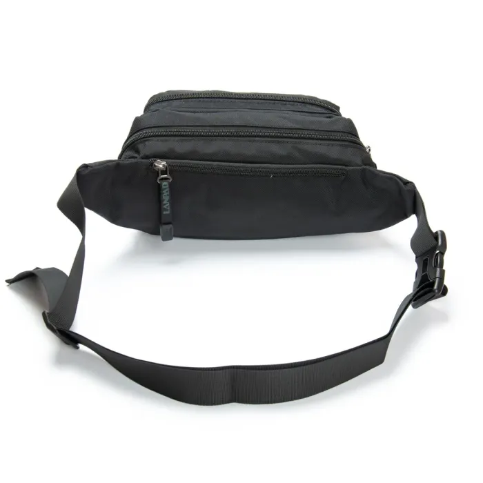 Сумка Мужская На пояс нейлон Lanpad 8661 black