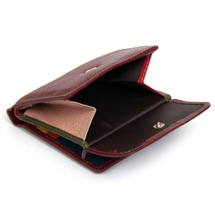 Кошелек Rainbow Женский кожа DR. BOND WRS-33-1 wine red