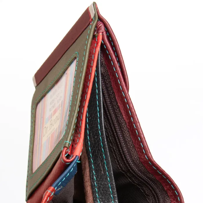 Кошелек Rainbow Женский кожа DR. BOND WRS-33-1 wine red