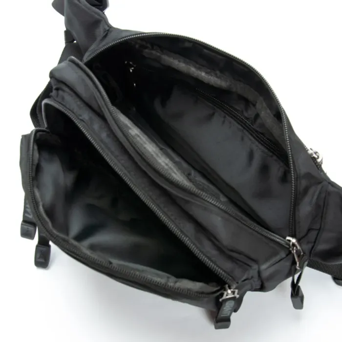 Сумка Мужская На пояс нейлон Lanpad 8661 black