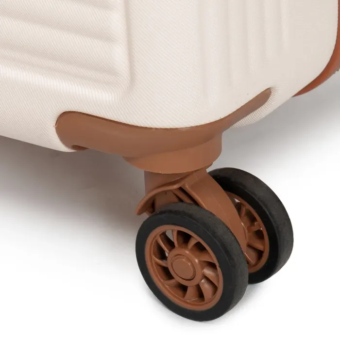 Дорожная Чемодан 31 ABS-пластик FASHION A12 white