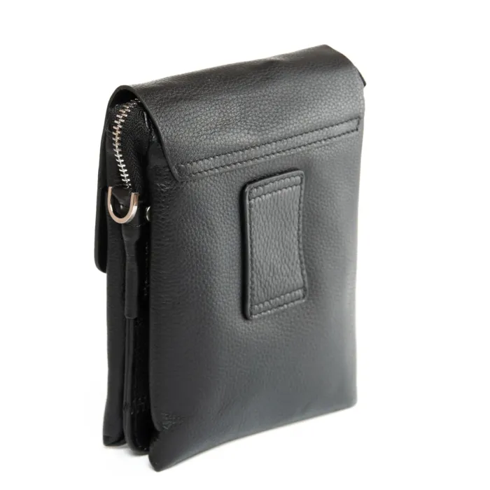 Сумка Мужская Планшет-пояс кожа BRETTON 1278-3 black