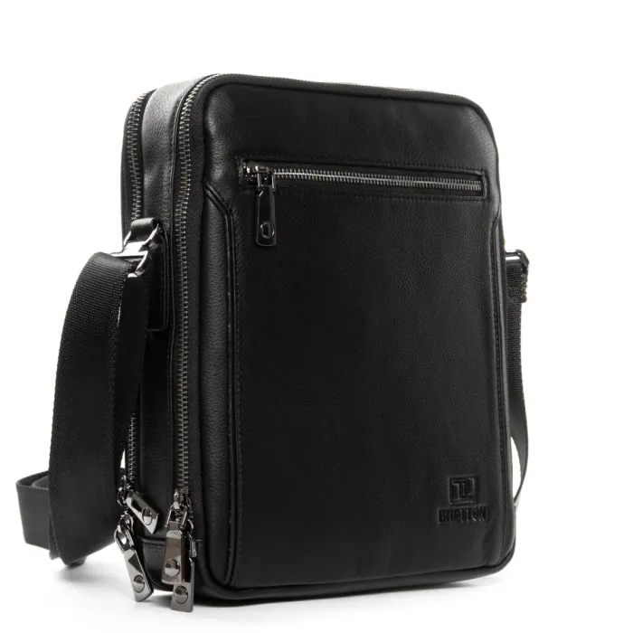 Сумка Мужская Планшет кожа BRETTON 3890-3 black