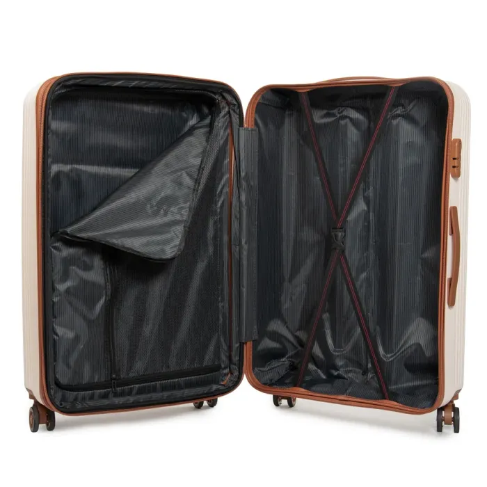 Дорожная Чемодан 31 ABS-пластик FASHION A12 white