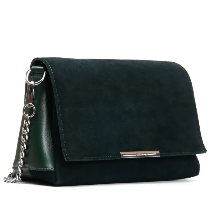 Сумка Женская Классическая замш ALEX RAI 9717-220 green